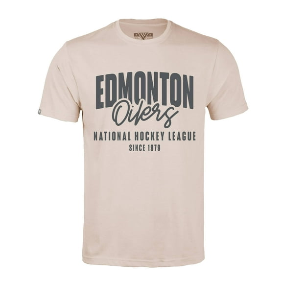 Men's Levelwear Khaki Edmonton Oilers Richmond Response T-Shirt