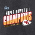 thumbnail image 4 of Men's Fanatics Heather Charcoal Kansas City Chiefs Super Bowl LVII Champions Victory Formation T-Shirt, 4 of 4