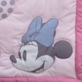 thumbnail image 4 of Disney Minnie Mouse Pretty In Pink 3-Piece Crib Bedding Set, Comforter, Crib Skirt, Sheet, Infant Girl, 4 of 7