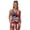 American Patriotic Pattern, variant on Dominican Republic Flag Print Women's Tankini Shorts Set for Summer, Women's Athletic Tank Top Shorts Set Double Side Pockets Heavy Duty Sewing