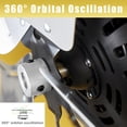 thumbnail image 6 of HiCFM 7800 CFM 24 inch High Velocity Internal Oscillating Barrel Floor Fan with Powerful 1/4 Motor, 9ft Power Cord for Workshop, Garage, Commercial or Industrial rooms - UL Safety Listed, 6 of 7