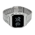 thumbnail image 4 of ROLOJ LED, RELOJ Deportivo Digital Con Pantalla Tactil Conarma Aarma, Cronógrafo, Función de Luz Nocturna, Correa de Acero inoxidable, Para Uso Diario, Reloj, LED, Roloj, 4 of 7