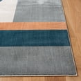 thumbnail image 3 of SAFAVIEH Orwell Clarence Abstract Area Rug, Beige/Dark Teal, 4' x 6', 3 of 8