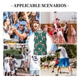 thumbnail image 6 of Xecao Cartoon Poodle Dog print basketball shirt for both men and women, a unisex basketball jersey perfect for theme parties-Small, 6 of 6