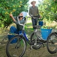 thumbnail image 4 of Lilypelle Adult Tricycles 7 Speed 26 Inch Three Wheel Bike Cruiser Trike with Low-Step Through Frame/Large Basket for Men, Women, Seniors, 4 of 18
