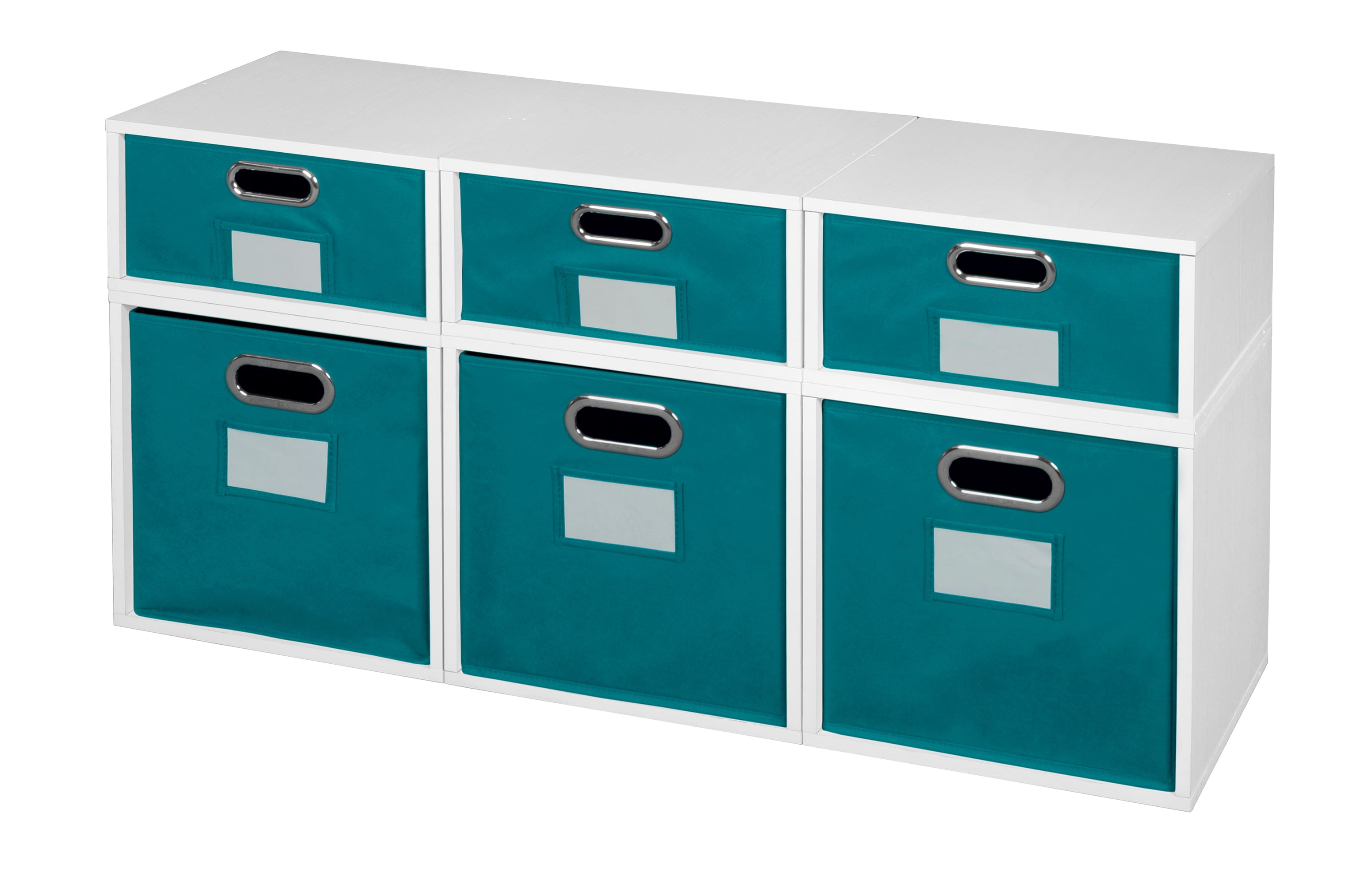 Niche Cubo Storage Set 3 Full Cubes/3 Half Cubes with Foldable Storage