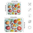 thumbnail image 4 of Yayeee Dish Drying Mat for Kitchen Counter 16"x18" Microfiber Absorbent Pad, Yellow Tomatoes, 4 of 7