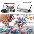 thumbnail image 5 of Yuyamidu Eagle Golf Cart Seat Covers Patriotic USA Flag Golf Cart Seat Towel Blanket with 4 Front Pockets for Club Car Seats Covers, 4th of July, 5 of 7
