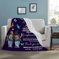 thumbnail image 2 of LHSHID Custom Blanket to My Best Sister Thank You for being Such an Inspiration Lightweight Blanket for Couch, 2 of 4