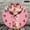 12x12in, variant on Patifu Wooden Wall Clock Giraffe With Pink Sunglasses Bubble Gum Print Silent Sweep Movement 10x10in
