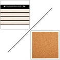 thumbnail image 4 of RYLABLUE Keep it Simple Set of 4 Coaster for Drinks, Absorbent Ceramic Stone Coasters Cup Mat with Cork Base for Home Kitchen Room Coffee Table Bar Decor, 4 of 4