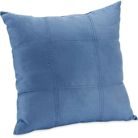Ms Suede Blue Corduroy Decorative Pillow