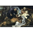 thumbnail image 2 of Van Dyck, Anthony 18x13 White Modern Wood Framed Museum Art Print Titled - Samson and Delilah, 2 of 4