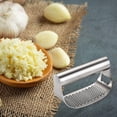 thumbnail image 6 of Stainless Steel Garlic Press Garlic Mincer Garlic Cloves Garlic Chopper, 6 of 7