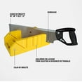 thumbnail image 2 of Caja De Inglete Y Serrucho Costilla 12'' STANLEY 19-800 Stanley 19-800, 2 of 7
