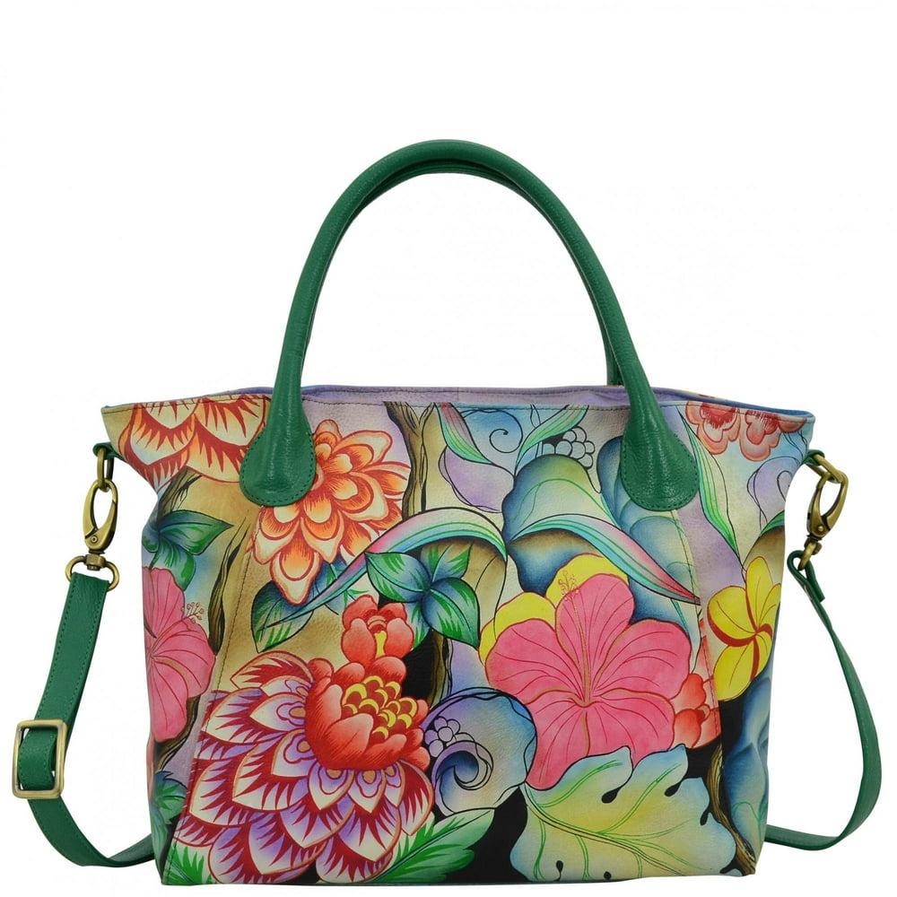 ANNA by Anuschka - Women's ANNA by Anuschka Hand Painted Slouch Tote ...