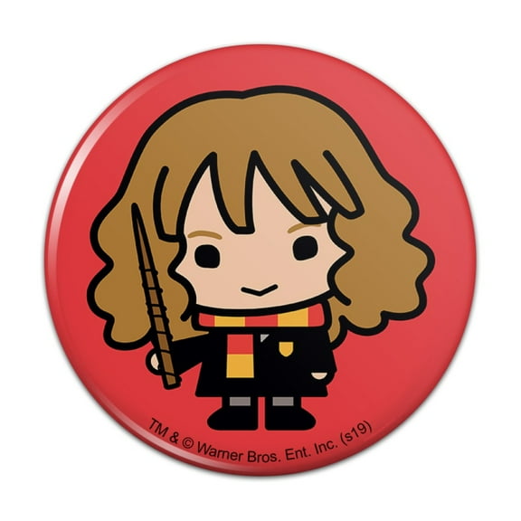 Harry Potter Cute Chibi Hermione Character Kitchen Refrigerator Locker Button Magnet