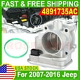 thumbnail image 4 of Throttle Body For Dodge Avenger Caliber Journey Chrysler 200 Jeep Compass 2.4L, 4 of 5