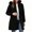 Black-B, variant on Women's Long Parka Jacket Thicken Winter Warm Long Sleeve Outwear Insulated Hooded Quilted Coat Trendy Puffer Jacket (2XL, Black-A)