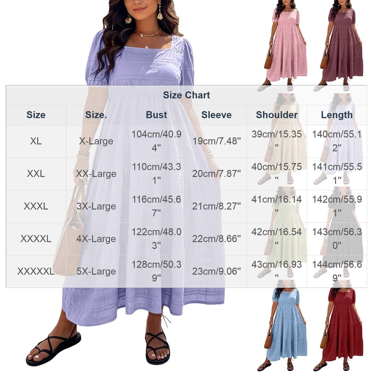 ClodeEU Plus Size Women's Solid Color Square Neck Short Sleeve