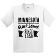 thumbnail image 3 of Inktastic Minnesota Awesome Since 1858 Youth T-Shirt, 3 of 5