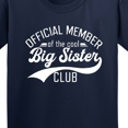 thumbnail image 4 of Inktastic Official Member of the Cool Big Sister Club Youth T-Shirt, 4 of 5
