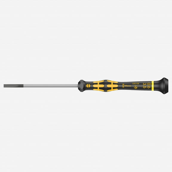 Wera 030106 3.5 x 80mm ESD Safe Slotted Precision Screwdriver