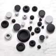 thumbnail image 5 of Uxcell 20 Pcs Hole Plugs, Heat Resistant Silicone Flush Type Fastener Hole Cover Plug for 26mm(1-1/32 Inch) Hole Cabinet, Black, 5 of 5