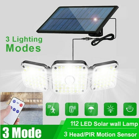 

280000lm Solar Street Light Outdoor Commercial Waterproof Garden Yard Wall Light