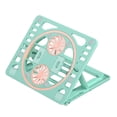 thumbnail image 2 of MERIGLARE kokiya Support Laptop Cooling Pad with 2 Quiet Fans 6 Height Adjustable Foldable Green, 2 of 8