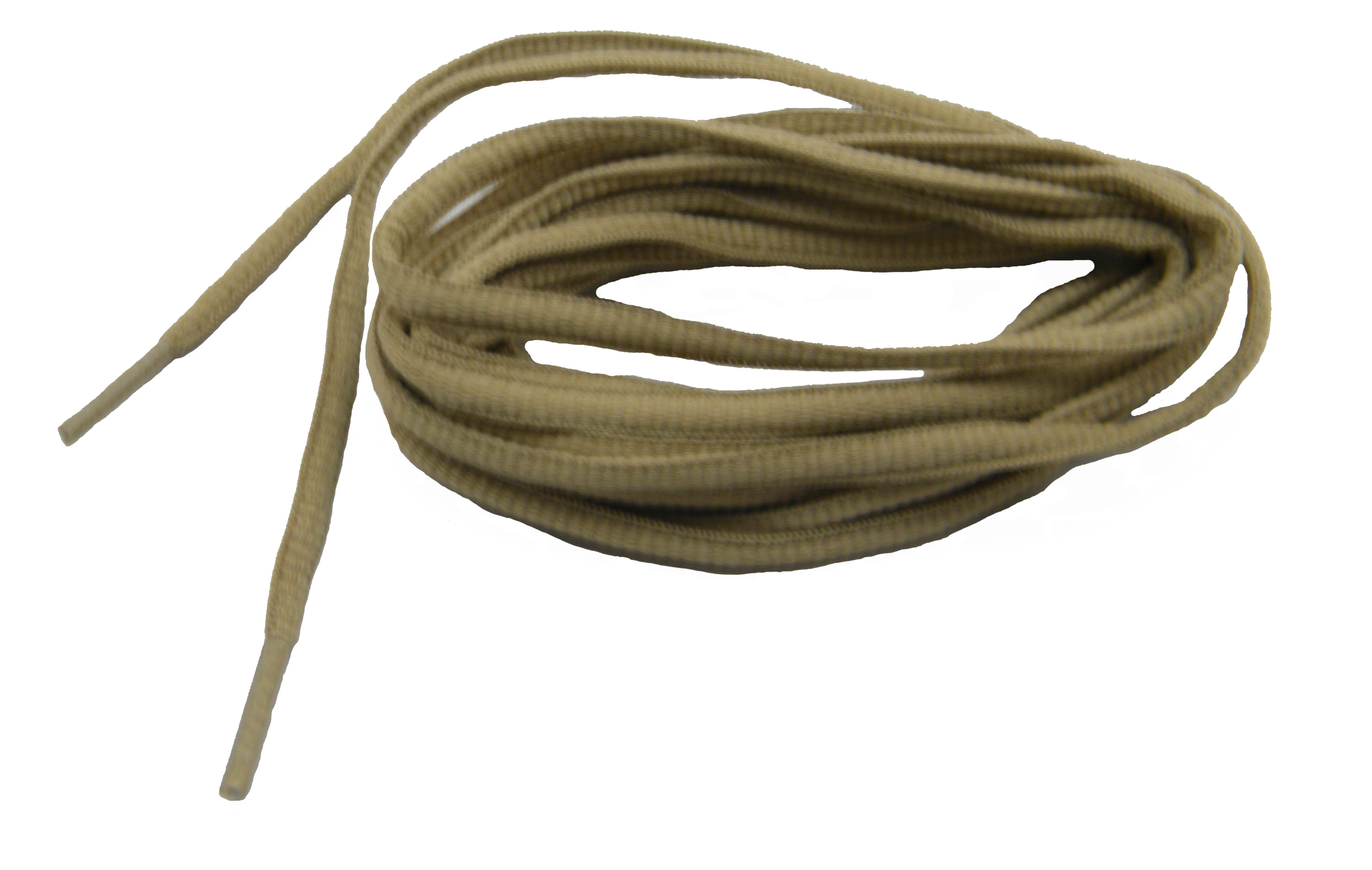 2 Pair Pack 36 Inch Beige Tan Athletic Polyester Oval Shoelaces
