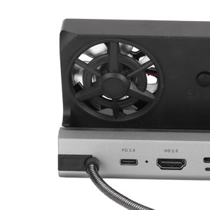 M.2 SSD Enclosure Multifunction USB3.2 Gen2 PCI Solid State Drive Enclosure for NVMe SATA for Windows for Linux for OS X YC‑156