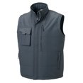 thumbnail image 1 of Russell - Chaleco de trabajo hombre caballero (Gris militar) Russell UTBC1051_convoygrey, 1 of 3