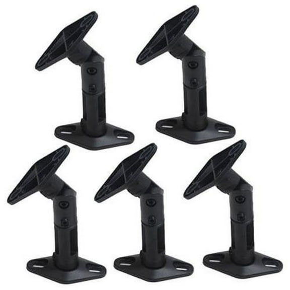 VideoSecu 5 Packs Universal Satellite Ceiling Wall Speaker Mount Surround Sound Home Theater Brackets Black 1XZ