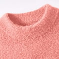 thumbnail image 5 of GPOECD Automne Hiver Chandail-Over Assorti pour la Famille Col Rond Manches Longues Chandail Chaud Doux Confortable Rose, Enfants-140, 5 of 5