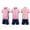 Pink1, variant on Afuyipoi Boys 2-Piece Soccer Summer Outfit (4-13 Years) Breathable Performance V-Neck Jersey and Athletic Shorts Set For Toddler and Kids Pink 6/7