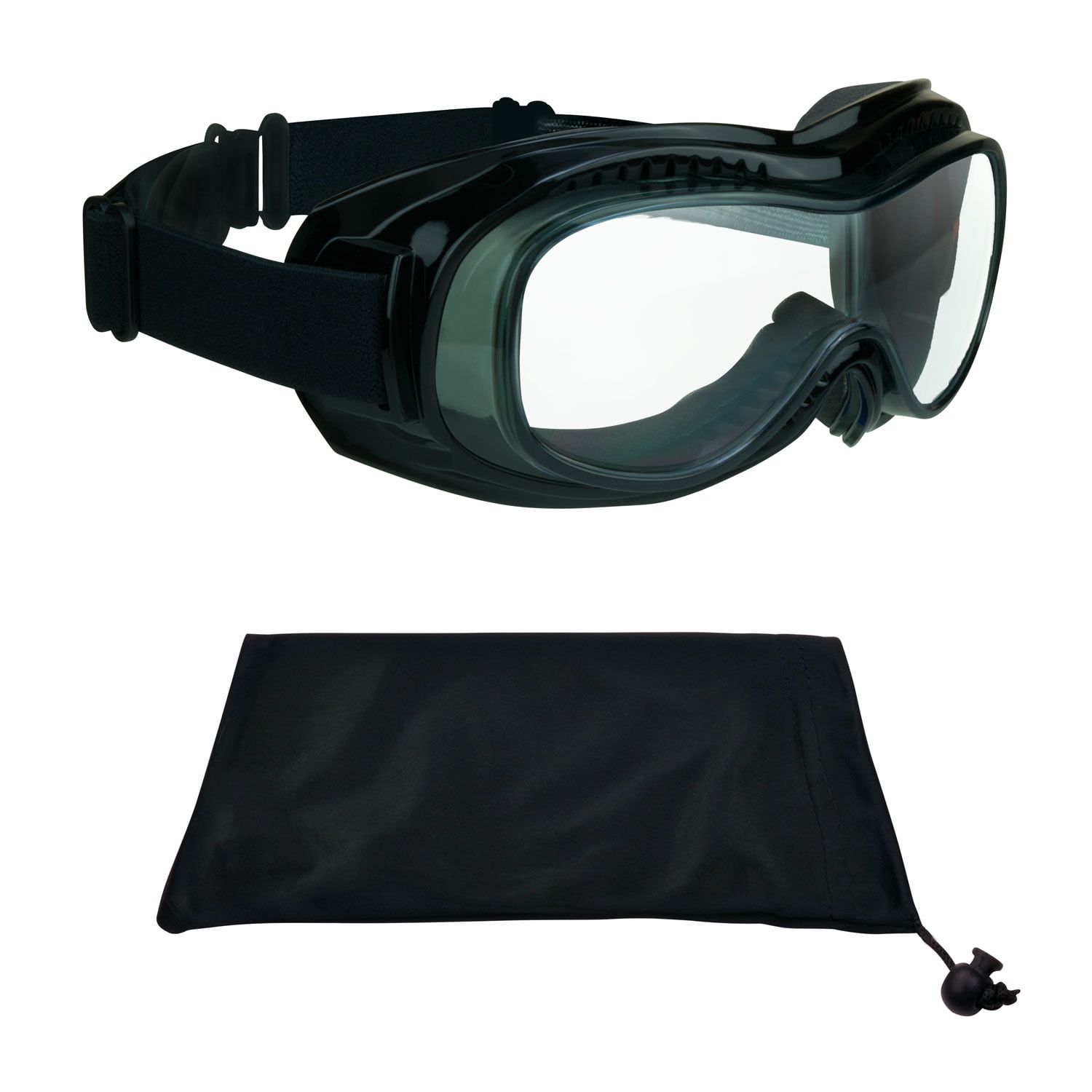 Motorcycle Riding Goggles Windshield with Microfiber Case 