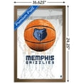 thumbnail image 3 of NBA Memphis Grizzlies - Drip Basketball 21 Wall Poster, 14.725" x 22.375", Framed, 3 of 3