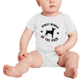 thumbnail image 2 of Newest Member of The Pack Toy Fox Terrier Dog Cute Baby Jumpsuits Boy Girl, 2 of 5