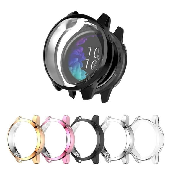 MAE 5-Pack Screen Protector Compatible with Garmin Venu Case, Soft TPU Plated Case All-Around Protective Screen Full Cover Bumper Compatible for Venu Smart Watch