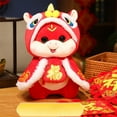 LAFANDE Stuffed Animal 2025 Year Of The Mascot Doll 3D Chinese Plushies Mascot Doll Chinese New