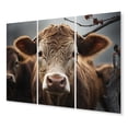 thumbnail image 2 of Designart "Stampede in Motion I" Animals Metal Wall Decor Set, 2 of 5