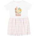 thumbnail image 3 of Inktastic One Silly Goose Cute Animal Design Girls Toddler Dress, 3 of 5