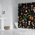 thumbnail image 2 of Magical Forest Mushrooms Shower Curtain 72" x 72" - Whimsical Fairy Tale Design Waterproof Quick-Dry Bath Drape, 2 of 5