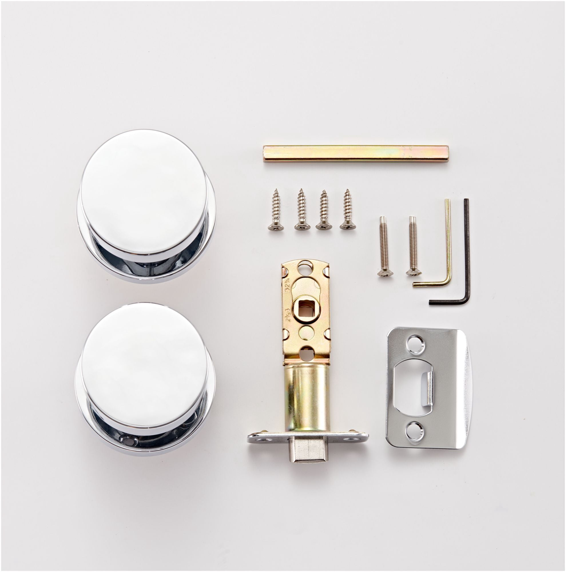 Sure-Loc ZH102-RD SB Zurich Privacy Door Knob Set - Brass