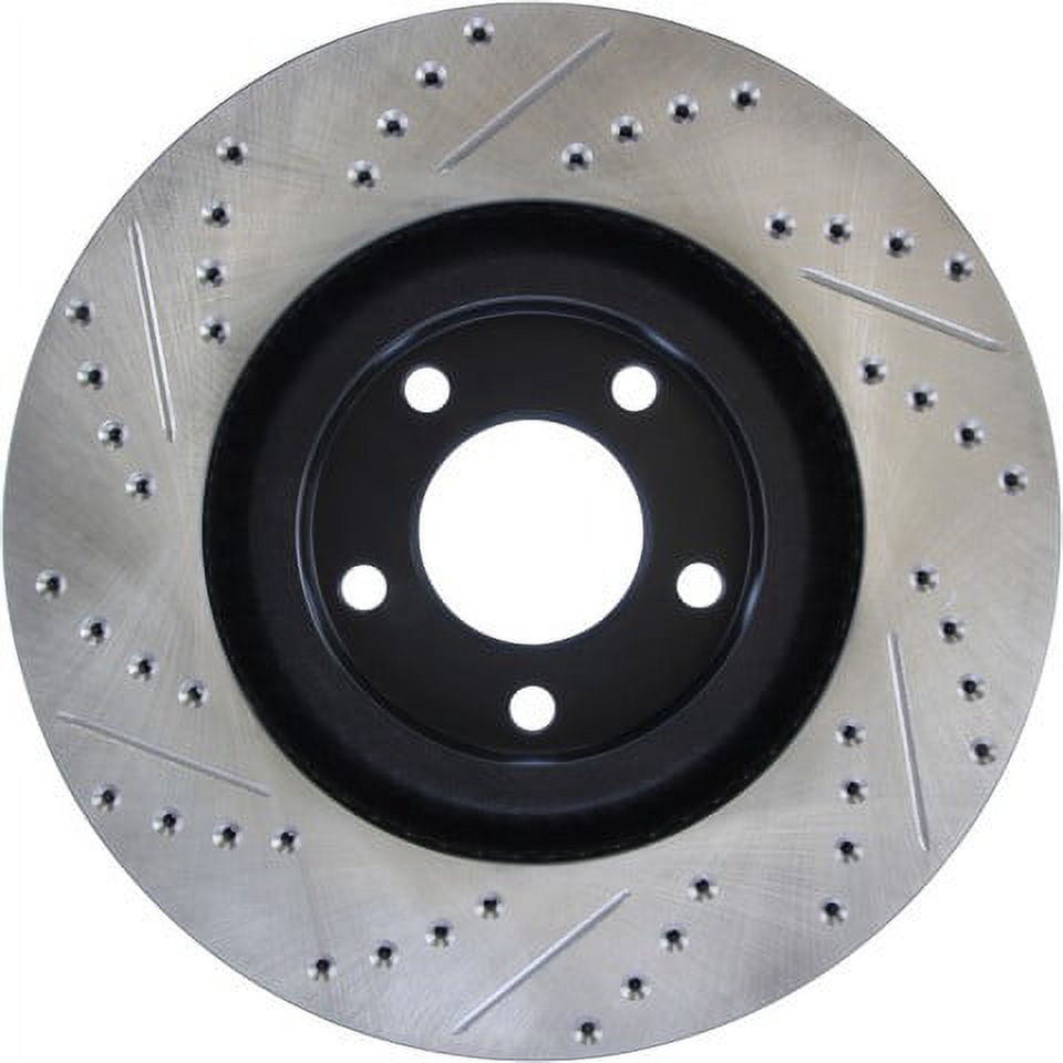 StopTech 127.61090L StopTech Sport Rotors; Drilled And Slotted; Front Left; Fits select: 2007-2014 FORD EDGE, 2007-2015 LINCOLN MKX