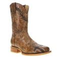 thumbnail image 2 of Tin Haul Mens John 3:16 Square Toe Cowboy  Mid Calf Boots, 2 of 5