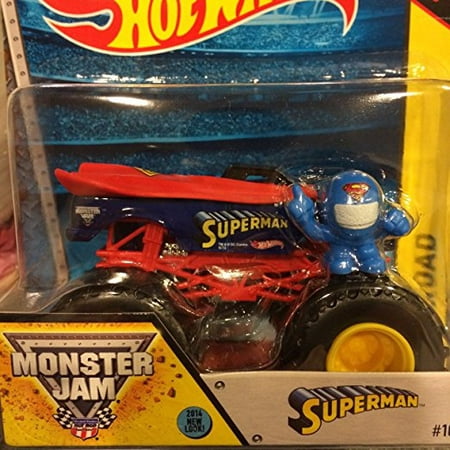 Superman Monster Jam Off Road Truck By Hot Wheels