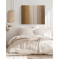 thumbnail image 3 of Brown Ombre Wall Art for Living Room, Canvas Picture Wall Decor for Bathroom Bedroom, Vintage Country Wooden Painting Artwork for Office Kitchen Hallway Dining Room Home Decorations 20"x24", 3 of 8