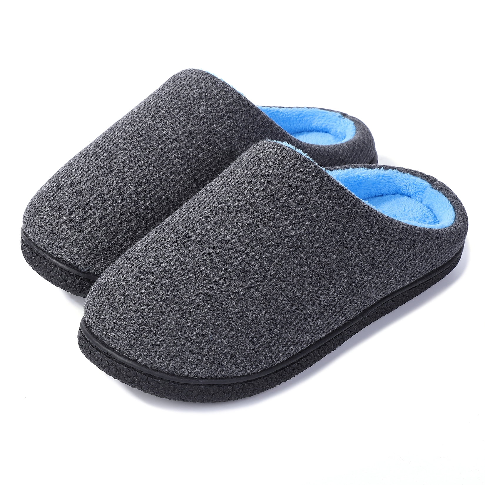 EastVita Slippers for Men and Womens Cozy Memory Foam Slippers Two-Tone ...